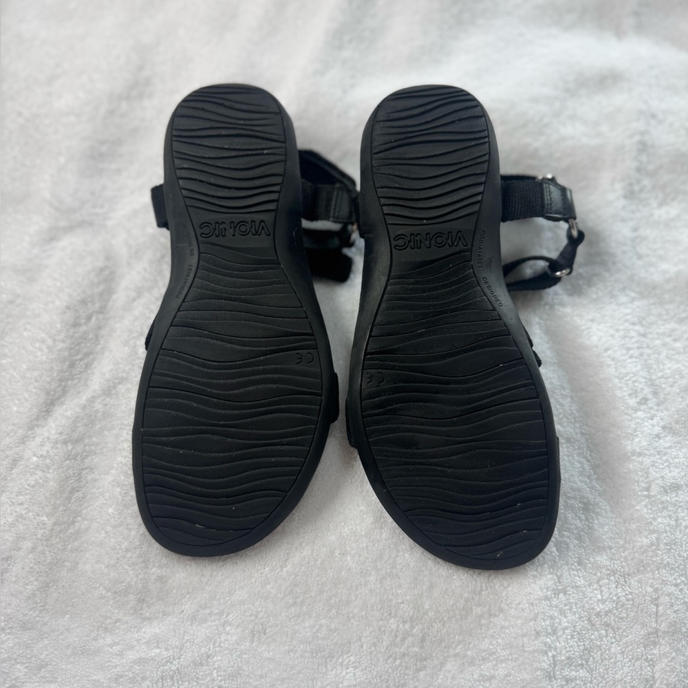 Vionic Black Adjustable Sandals - image 2